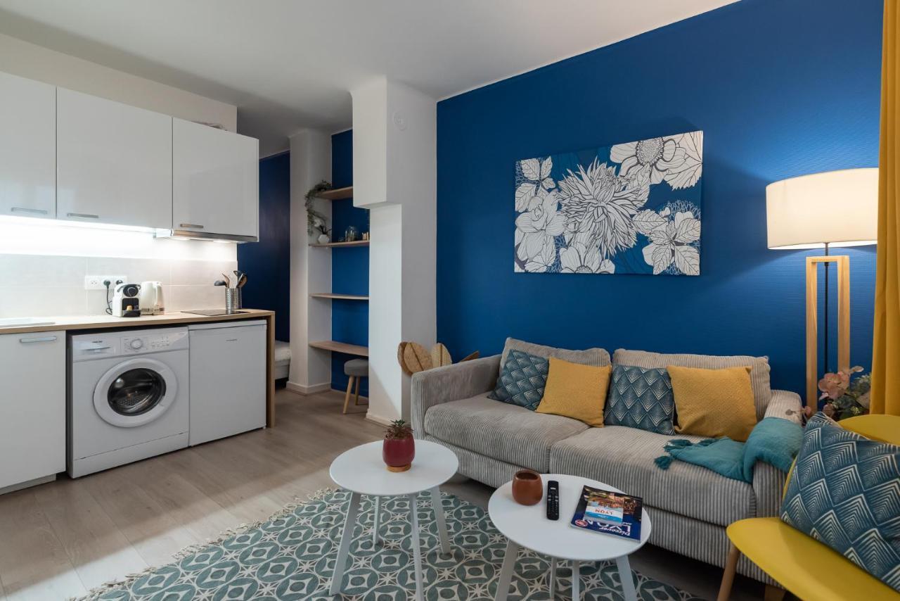 Studio Blue Confort , Proche Gare Part Dieu Apartamento Villeurbanne Exterior foto